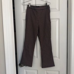 Urban Outfitters Plaid Flare Pants